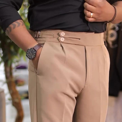 Napoli slim fit suit trousers with Stretch