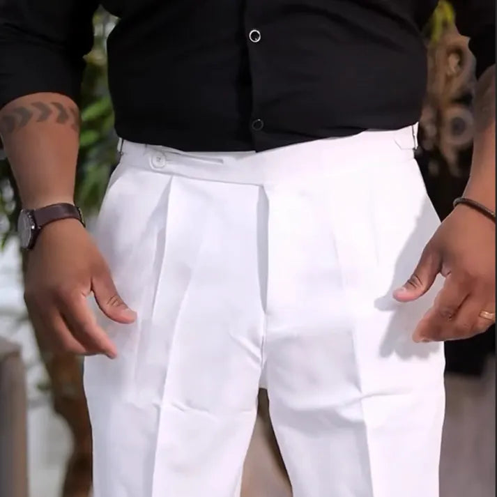 Napoli slim fit suit trousers with Stretch