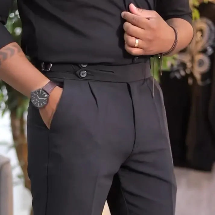 Napoli slim fit suit trousers with Stretch