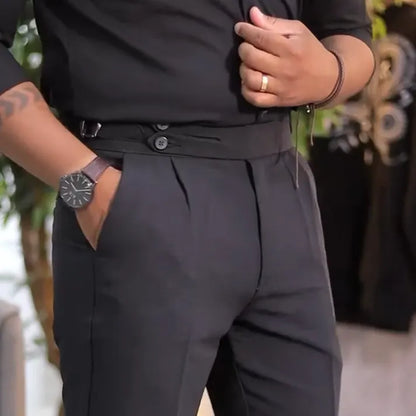 Napoli slim fit suit trousers with Stretch